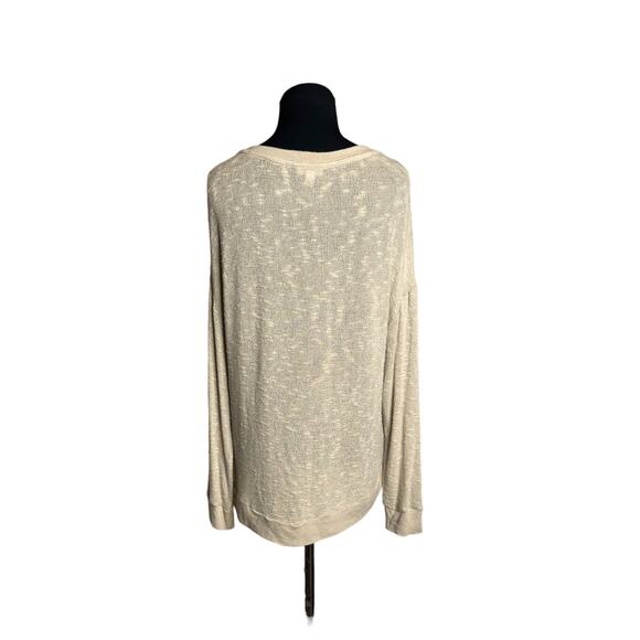 Joie Soft cream long sleeves lightweight sweater size Small - Picture 9 of 10